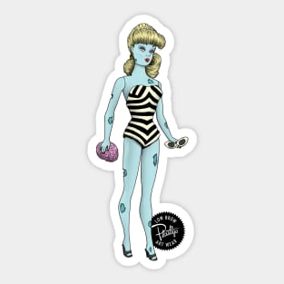 Zombarbie Sticker